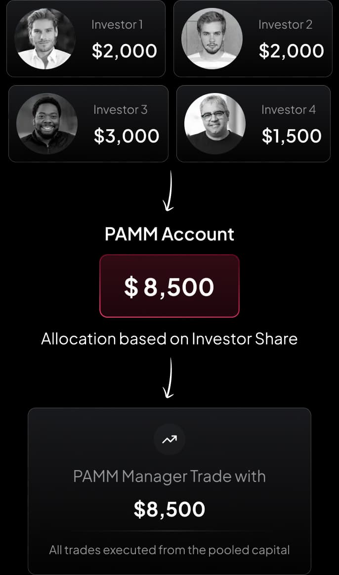PAMM allocation flow